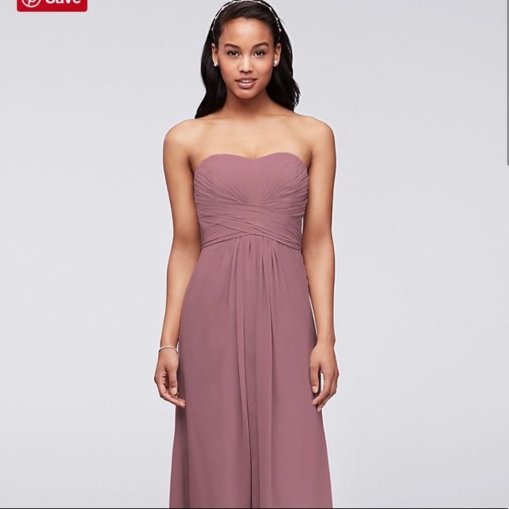 David’s Bridal Quartz Bridesmaid Dress